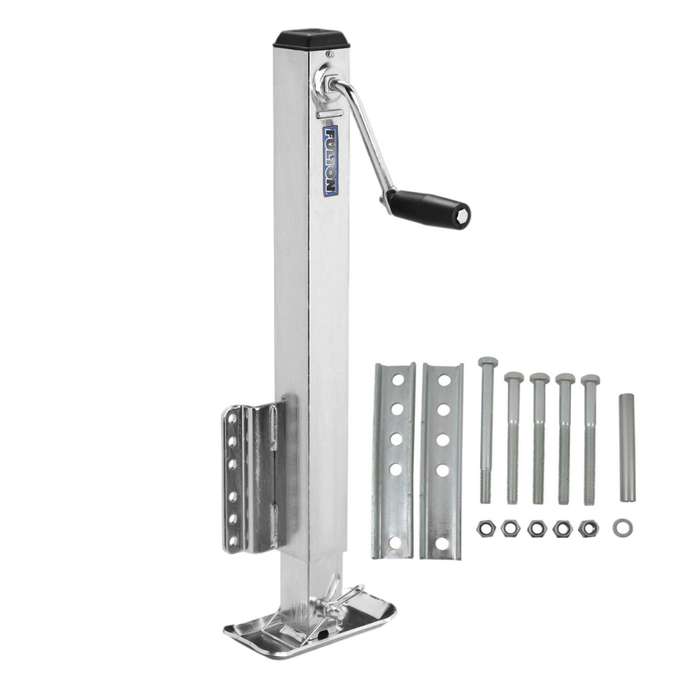 Fulton Fixed Mount Drop Leg Trailer Jack 2,500 lbs 15"